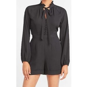 NWT! EXPRESS LADY GANG BLACK ROMPER SIZE 4- party or date nite no brainer!!!!